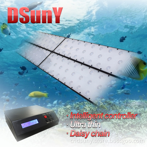 Dsuny for Huge Tank 96 Inch 200 Watt LED Aquarium Light with No Fan Noise